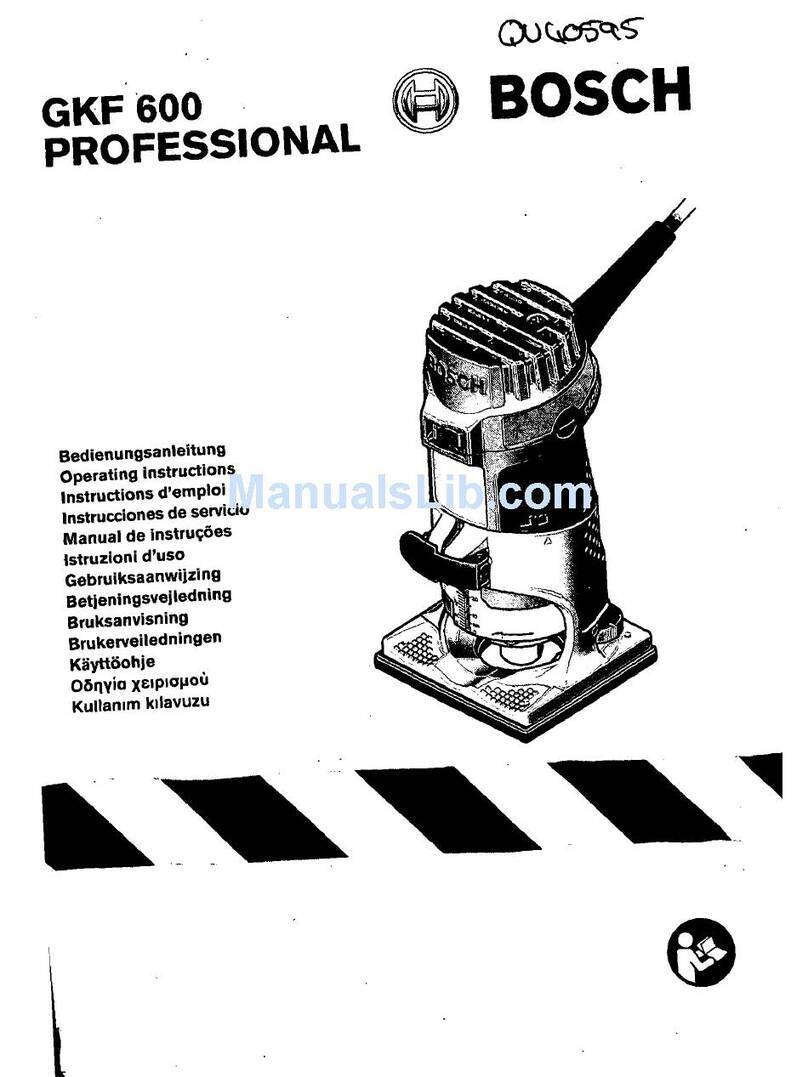 Bosch GKF 600 Professional User manual