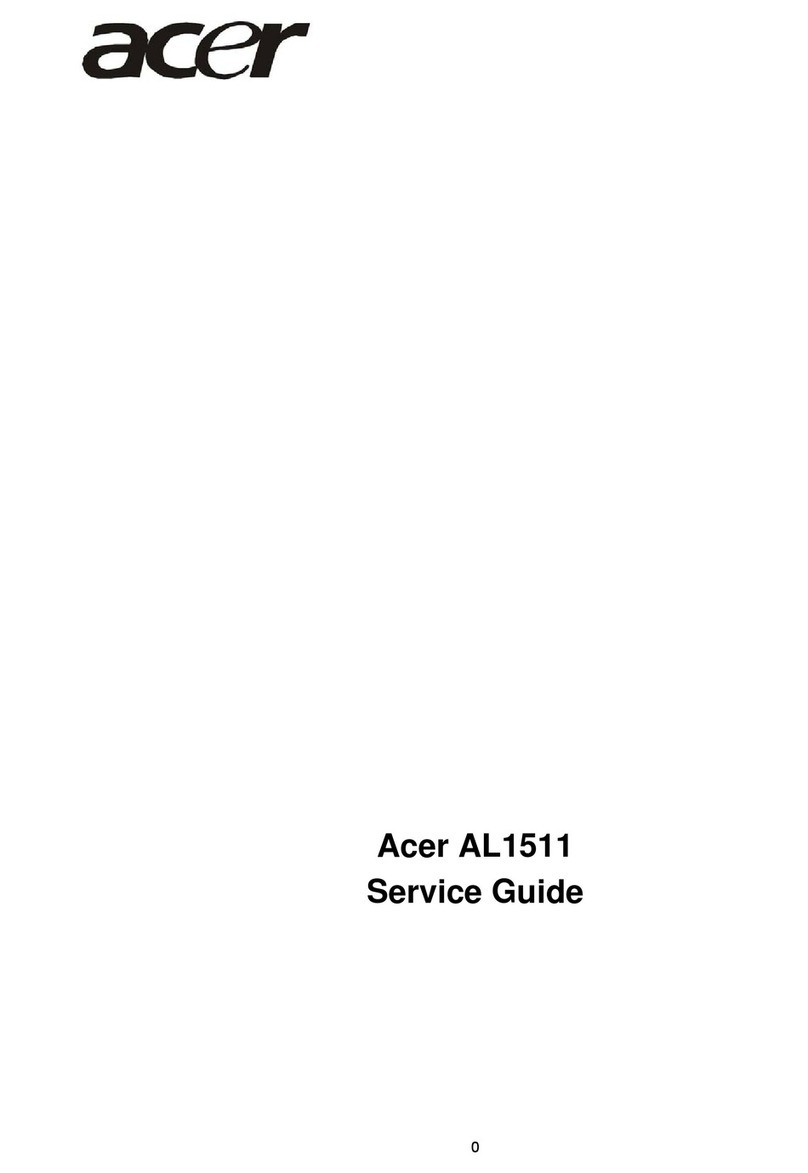 Acer AL1511 Service guide