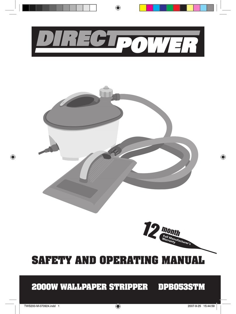 Direct power DPB053STM Safety and operating manual