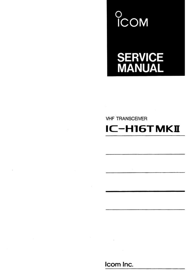 Icom IC-H16T MKII User manual