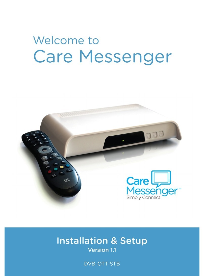 Care Messenger DVB-OTT-STB Installation & setup