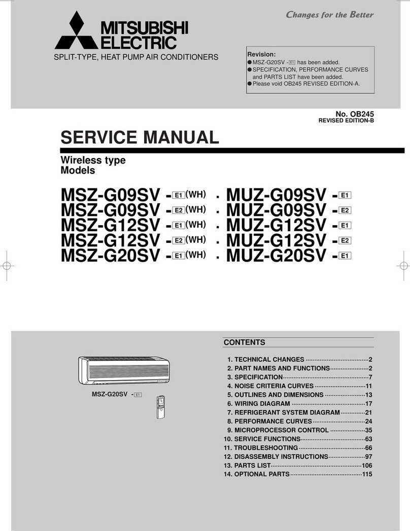 Mitsubishi Electric MSZ-G09SV User manual