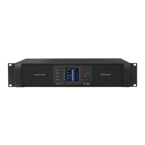 Lab.gruppen PLM 12K44 quick start guide