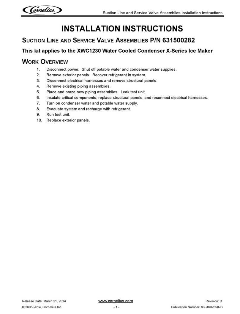 Cornelius XWC1230 User manual