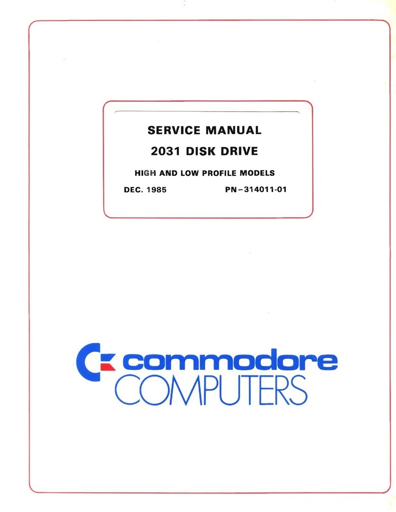Commodore 2031 Service manual