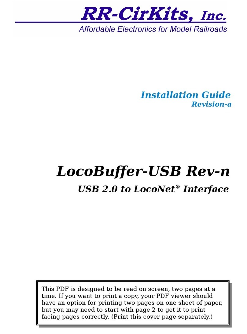 RR-CirKits LocoBuffer-USB Rev-N installation guide RR-CirKits LocoBuffer-USB Rev-N installation guide