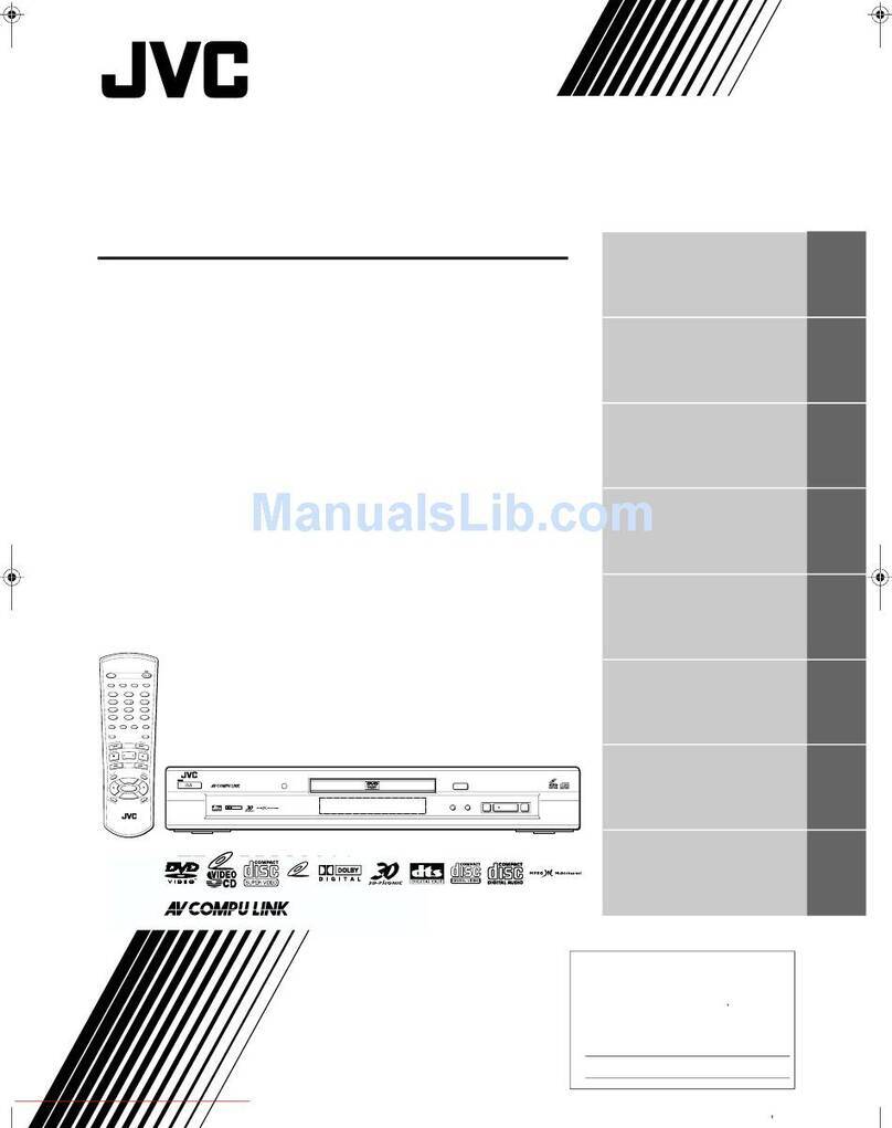 JVC XV-S40BK User manual