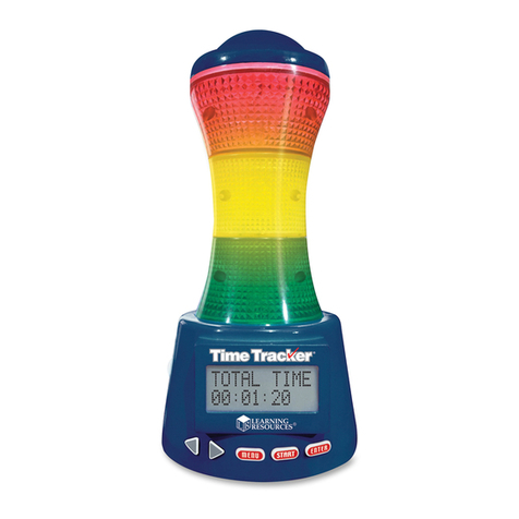 Learning Resources Time Tracker Use and care instructions