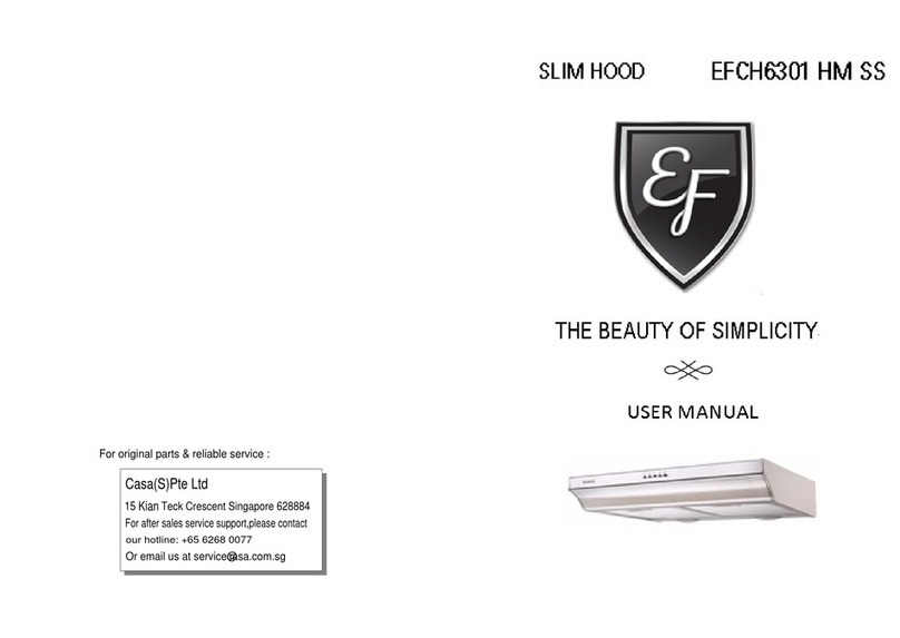 EF EFCH6301 HM SS User manual