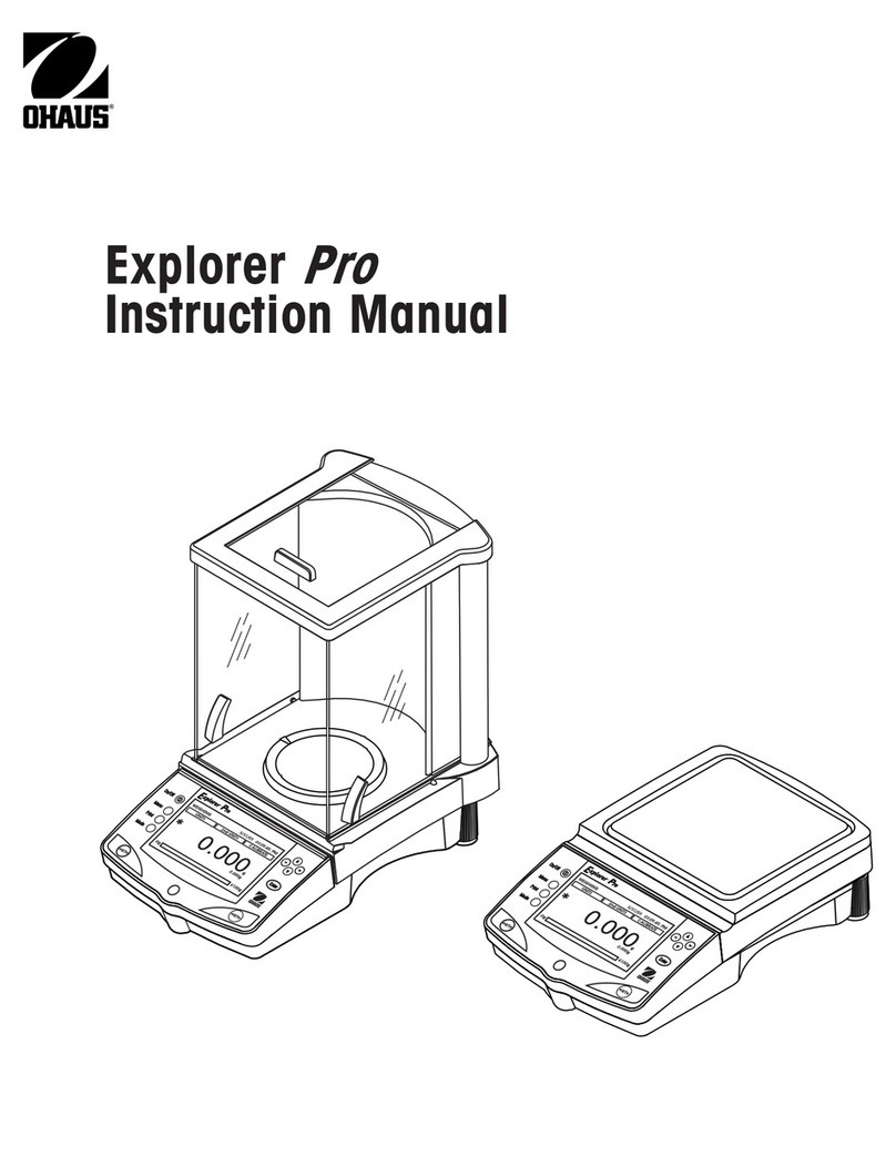 OHAUS EXPLORER PRO User manual