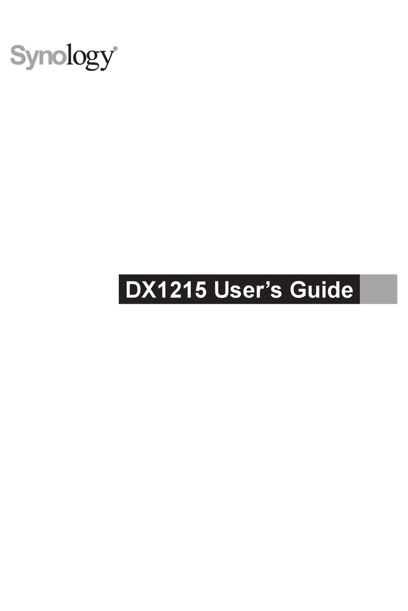 Synology DX1215 User manual