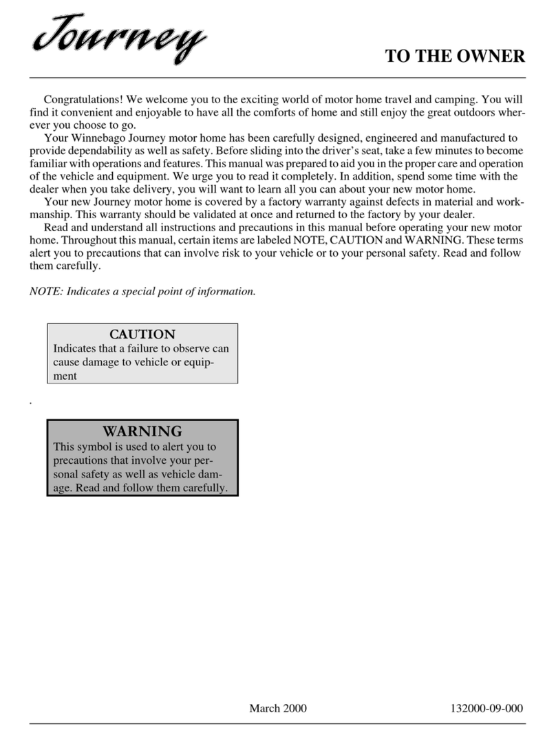 Winnebago Journey User manual