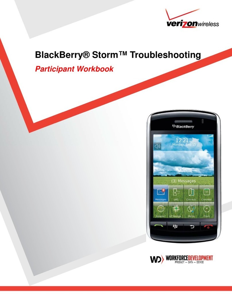 Blackbe;rry Storm Operating instructions