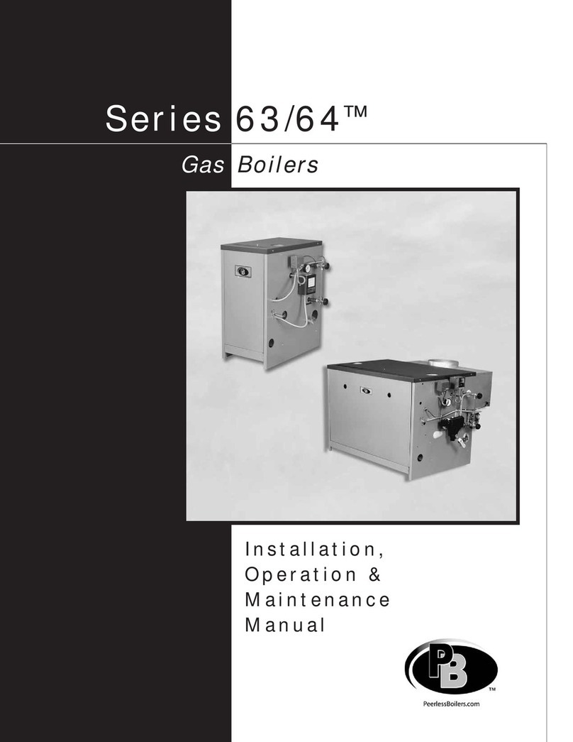 PeerlessBoilers 63 Series Instruction manual