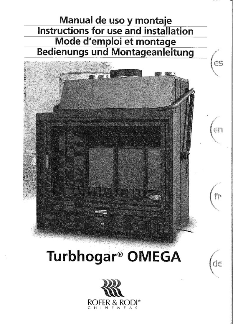 Rofer & Rodi Turbhogar OMEGA Instructions for use and installation