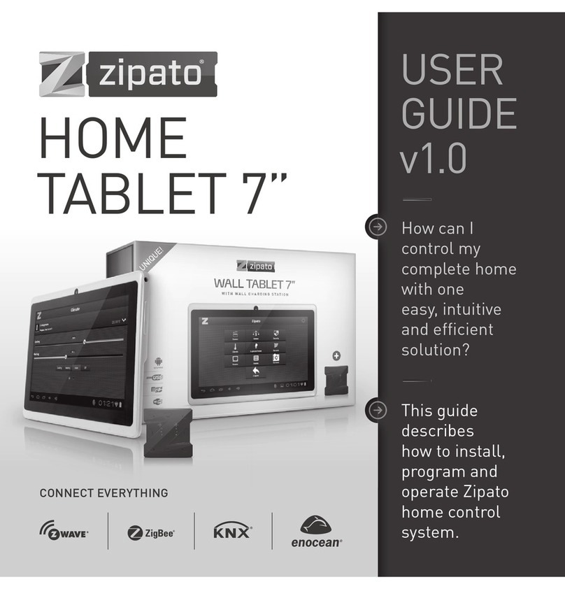 Zipato HOME TABLET user guide