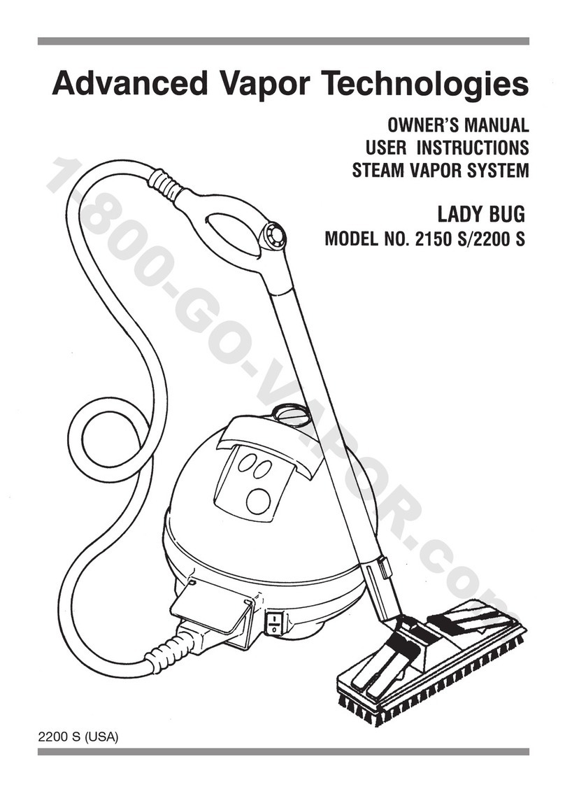 Advanced Vapor Technologies 2150 S owner's manual