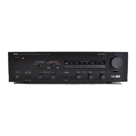 Yamaha AVC-30 User manual