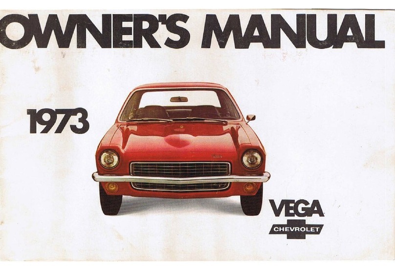 Chevrolet Vega 1973 User manual
