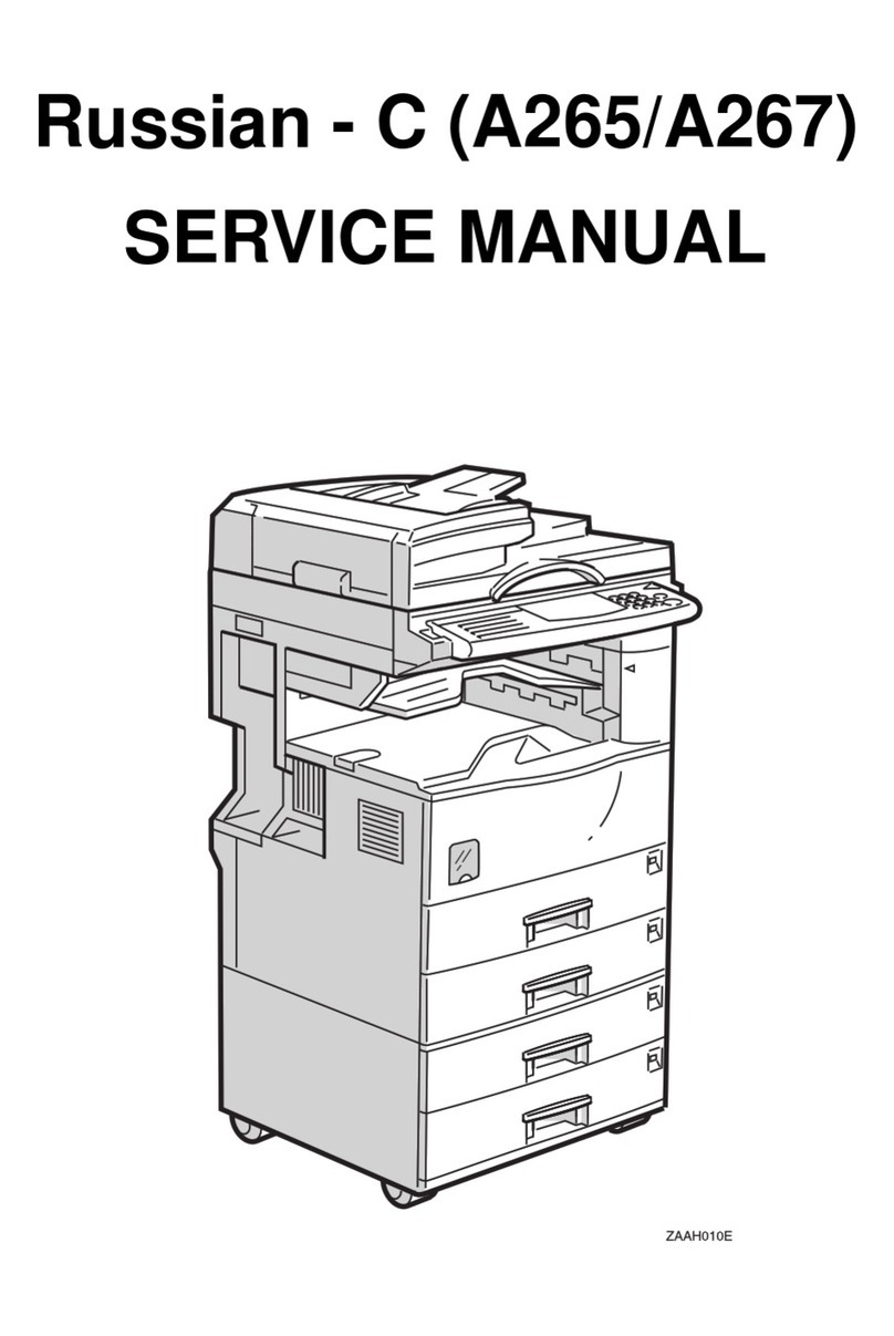 Ricoh Aficio 220 User manual Ricoh Aficio 220 User manual