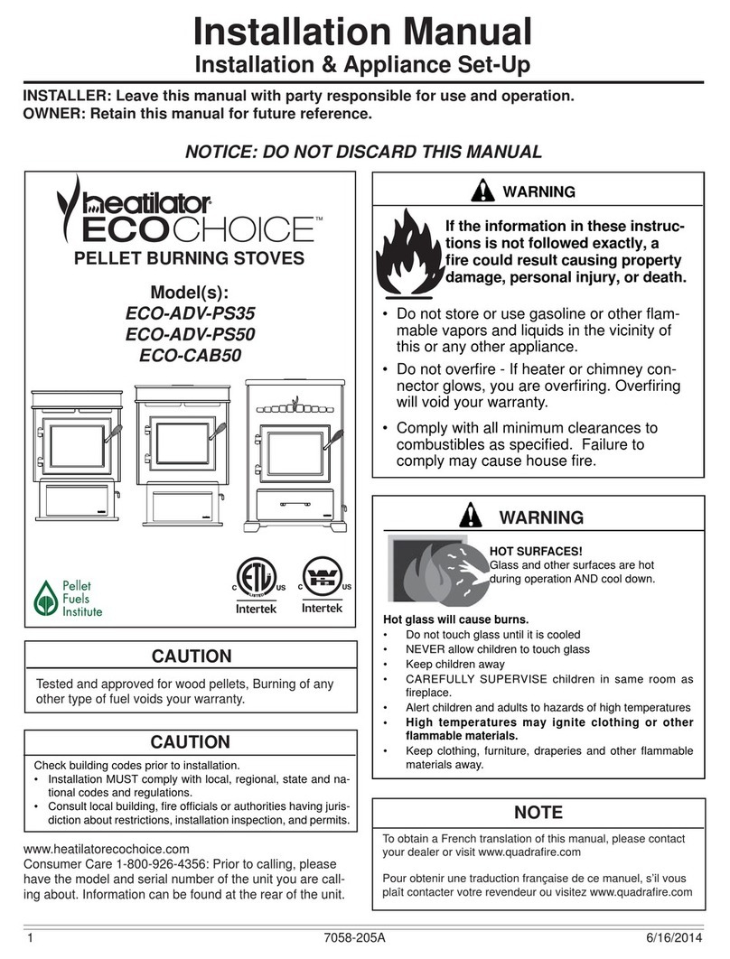 Heatilator ECO-ADV-PS35 installation manual