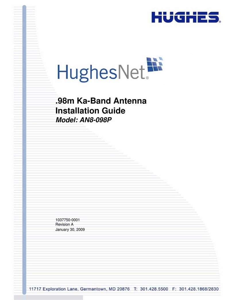 Hughes AN8-098P User manual Hughes AN8-098P User manual