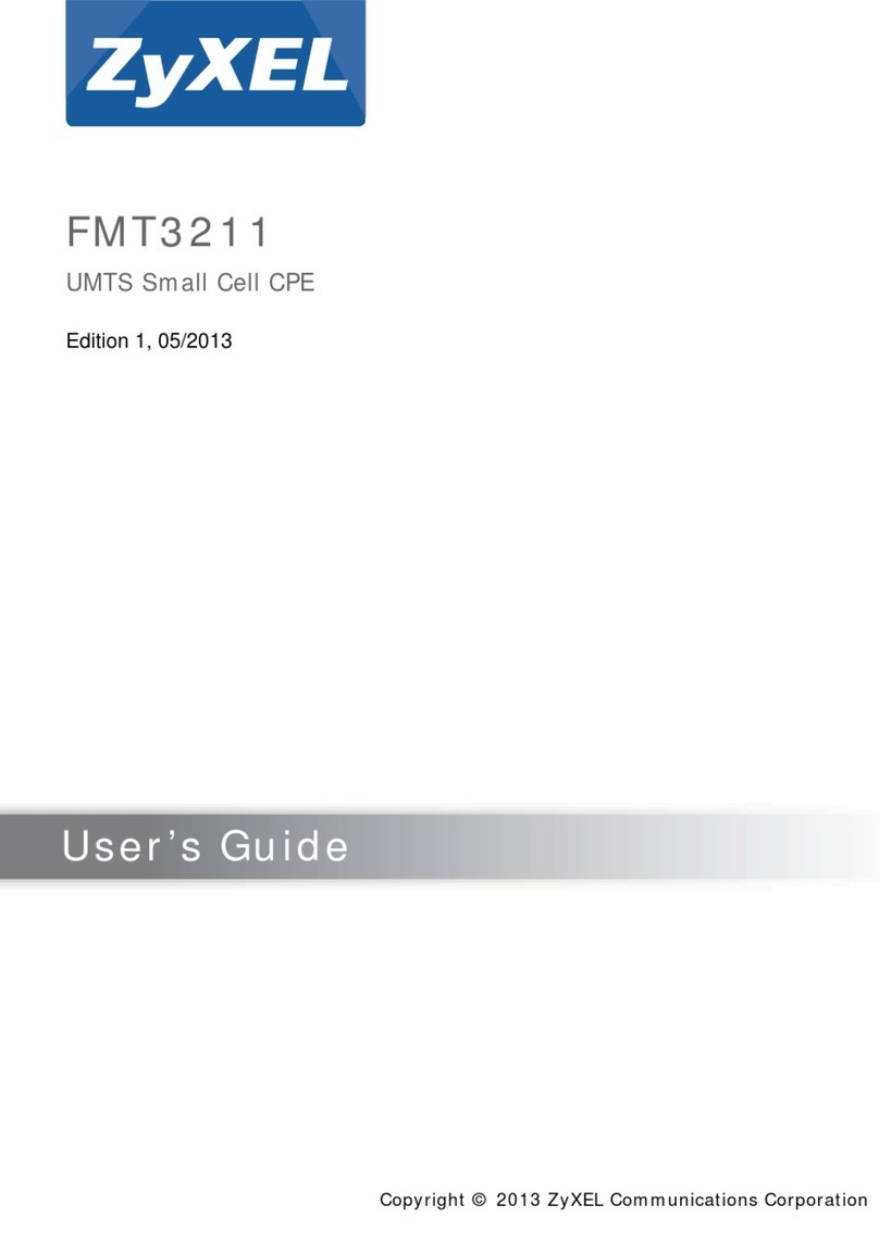 ZyXEL Communications FMT3211 User manual