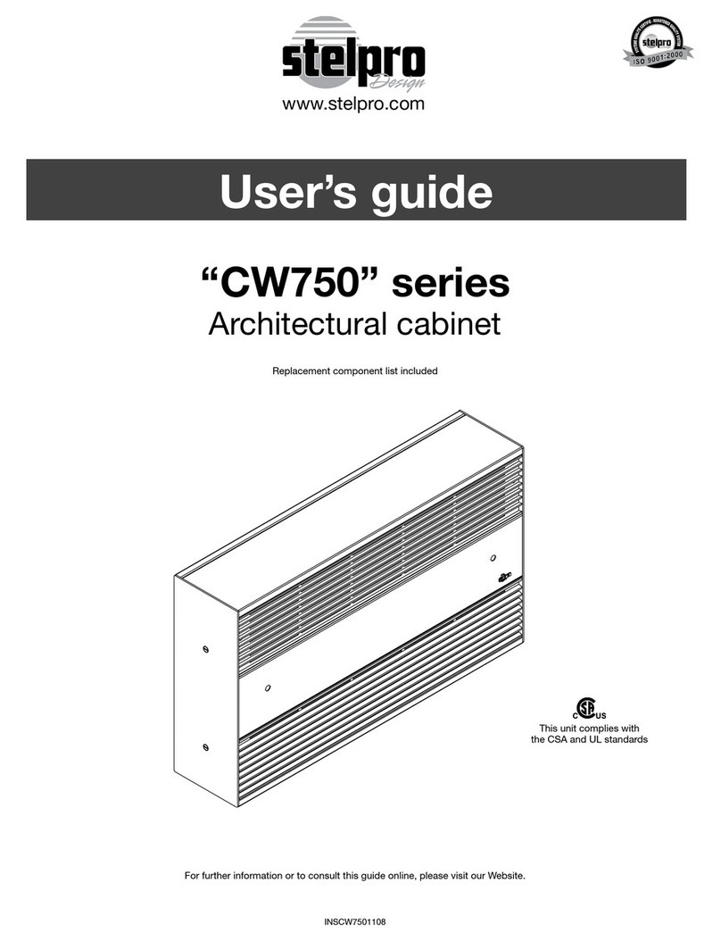 Stelpro CW750 series user guide