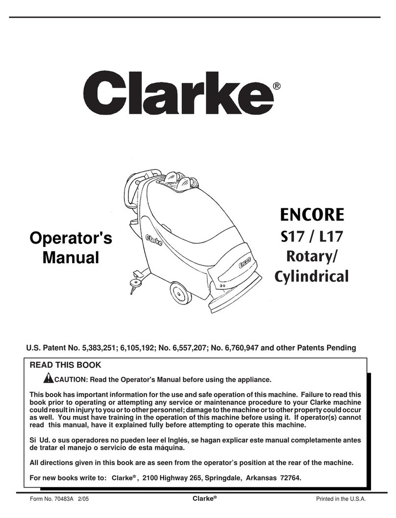 Clarke ENCORE S17 User manual