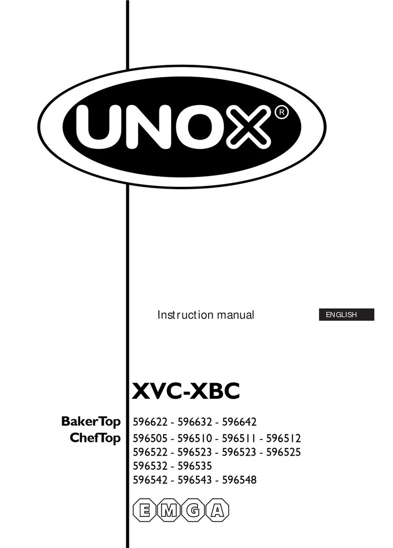 Unox ChefTop XVC 2005 User manual Unox ChefTop XVC 2005 User manual