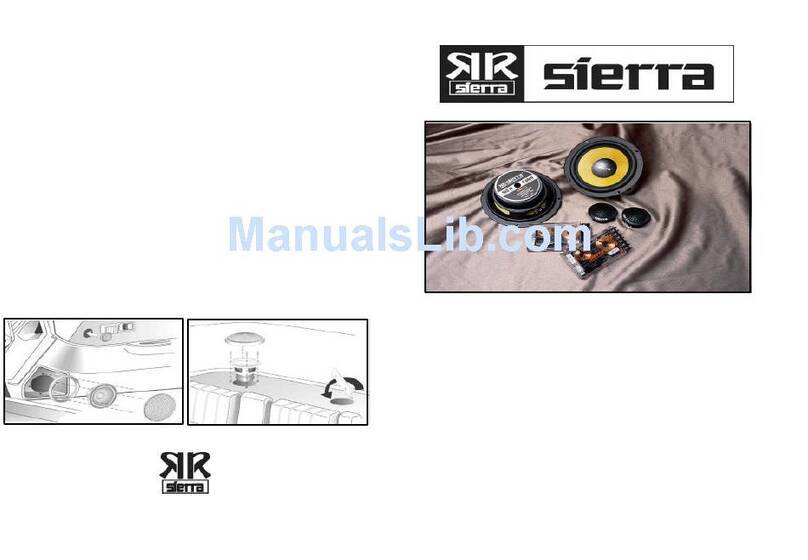 Sierra SRP54 installation manual