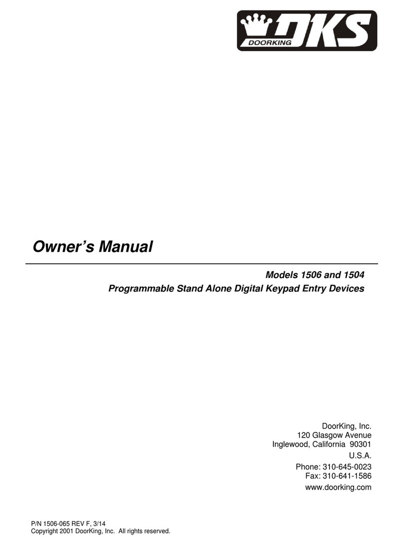 DoorKing 1506-080 owner's manual