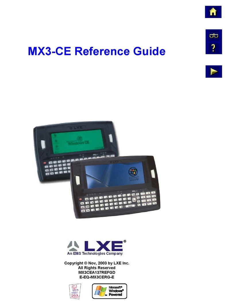 LXE MX3-CE reference guide