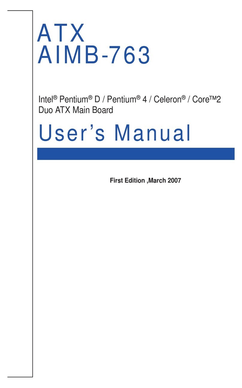 Advantech AIMB-763 User manual