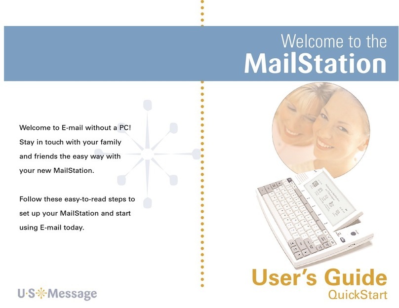 US Message MailStation User manual