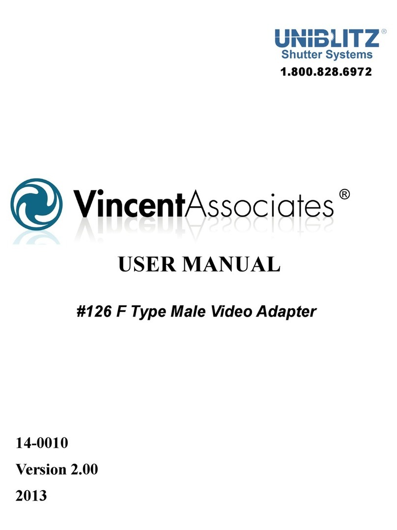 Uniblitz 126 F Type user manual