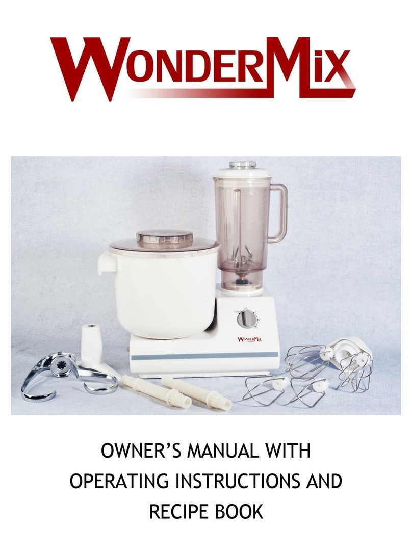 Wondermix WonderMix owner's manual
