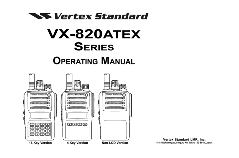 Vertex Standard VX-820ATEX operating manual