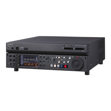 Sony XDS1000 User manual