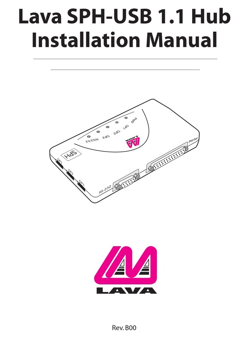 Lava SPH-USB 1.1 Hub installation manual