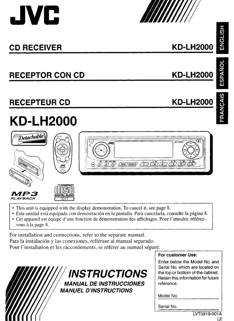 JVC KD-LH2000 User manual