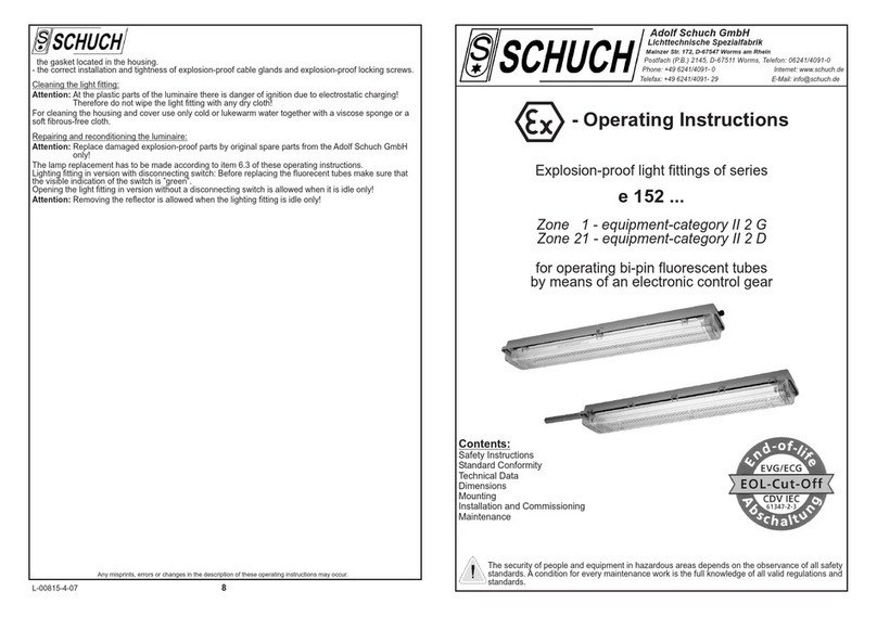 Schuch e 152 series User manual