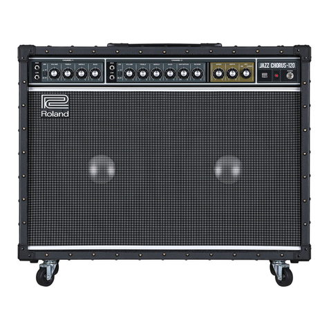 Roland JC-120 User manual Roland JC-120 User manual