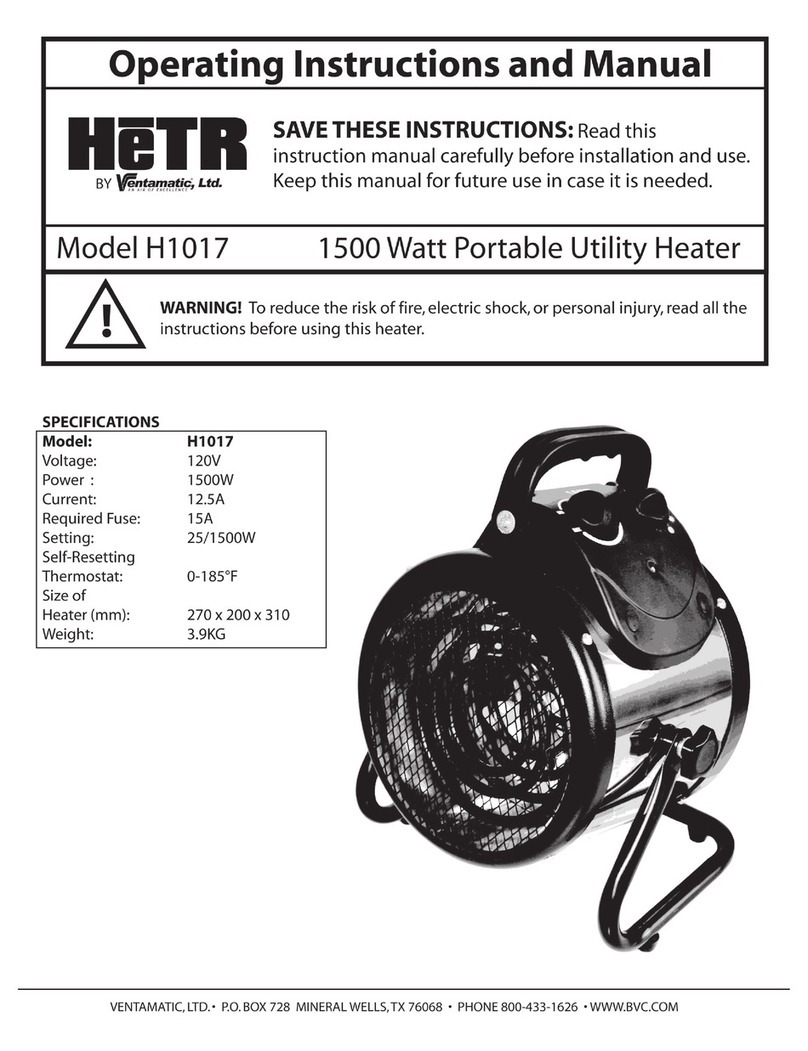 Hetr H1017 Operating instructions and manual Hetr H1017 Operating instructions and manual