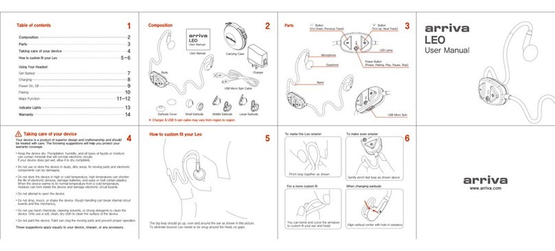 Arriva LEO user manual