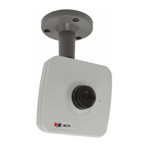 ACTi E12A User manual