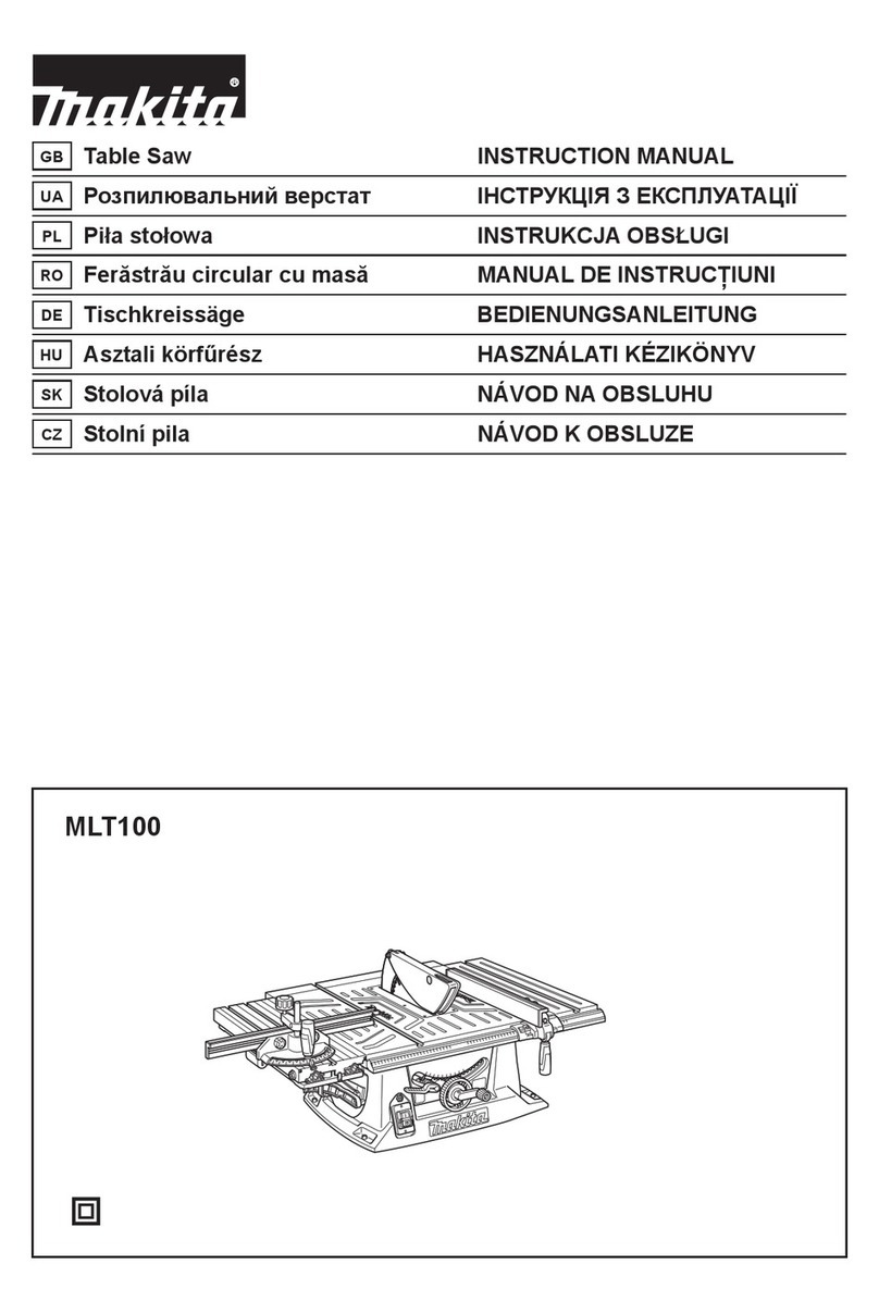 Makita MLT100 User manual