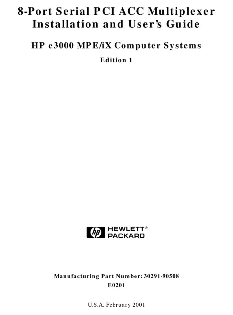 HP e3000 User manual