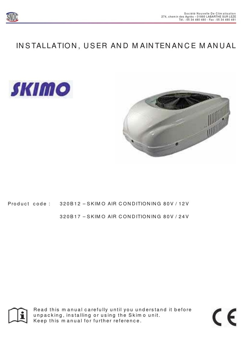 Skimo 320B12 Operating instructions