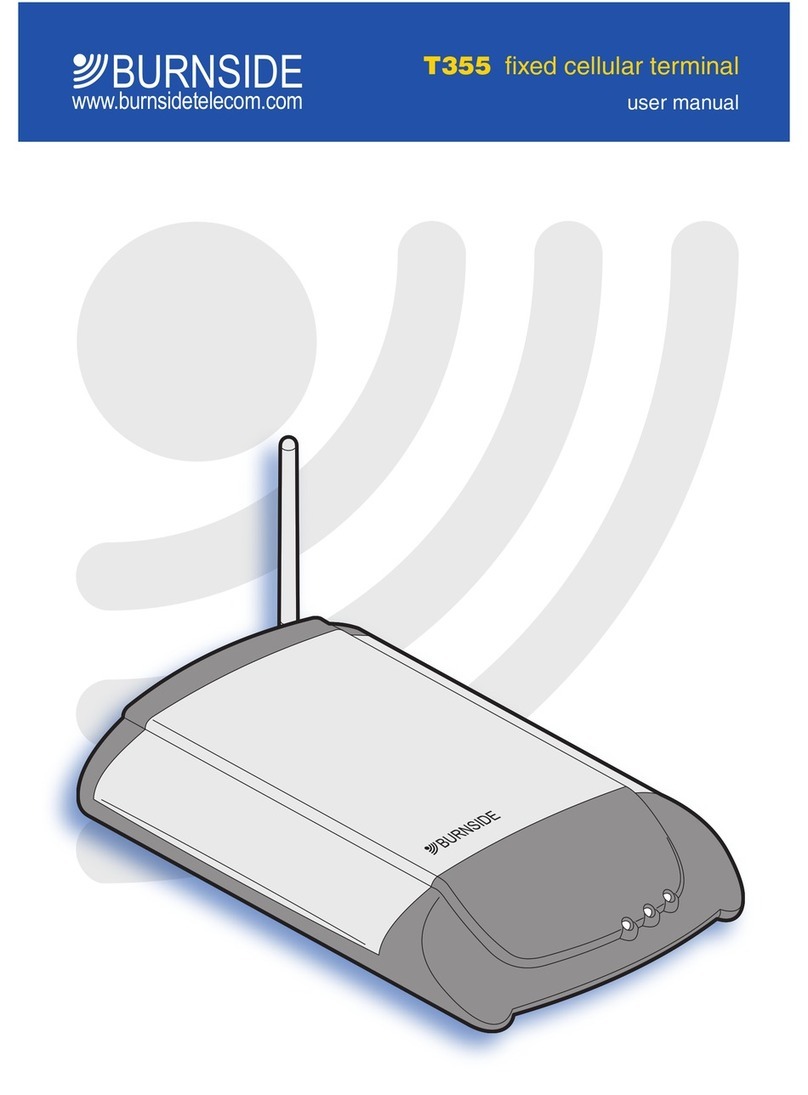 Burnside T355 user manual